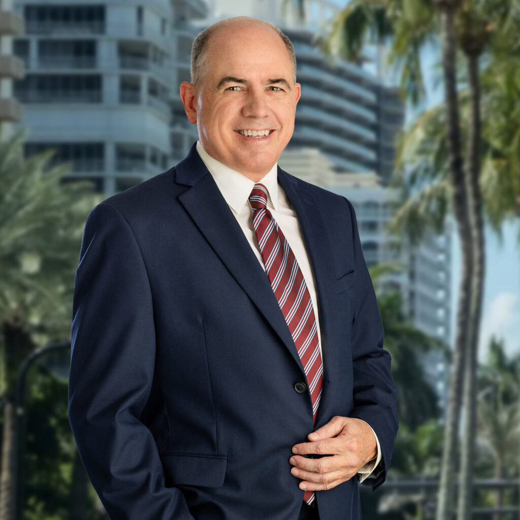 A man in a suit and tie.